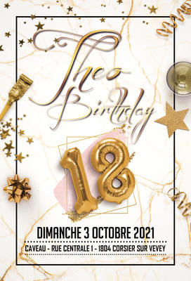 ANNIVERSAIRE THEO 18 ANS 2021