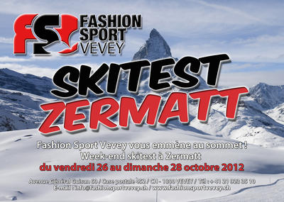 FASHION SPORT VEVEY SKITEST ZERMATT 2012