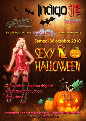 FLYERS 30 OCTOBRE 2010 SEXY HALLOWEEN FACE A