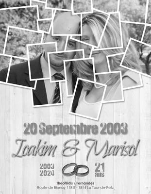 MARIAGE THEOS 21 ANS