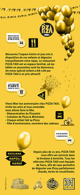 PIZZA TAXI 60 x 146