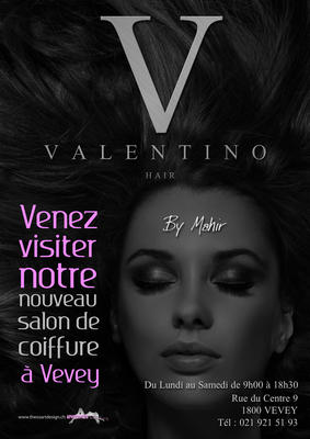 VALENTINO HAIR 2010 VEVEY AFFICHE A3