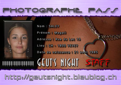 GEUT'S NIGHT MAGALI 2006