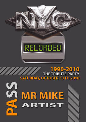 THE TRIBUTE PARTY 1990 - 2010 SATURDAY 30 OCTOBER " MR MIKE "